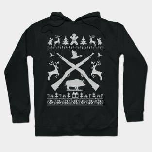 Merry Huntmas Ugly Christmas Sweater. Hunter. Gift. Hunting Hoodie